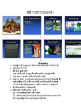 Đề thực hành học kì II Tin học lớp 9